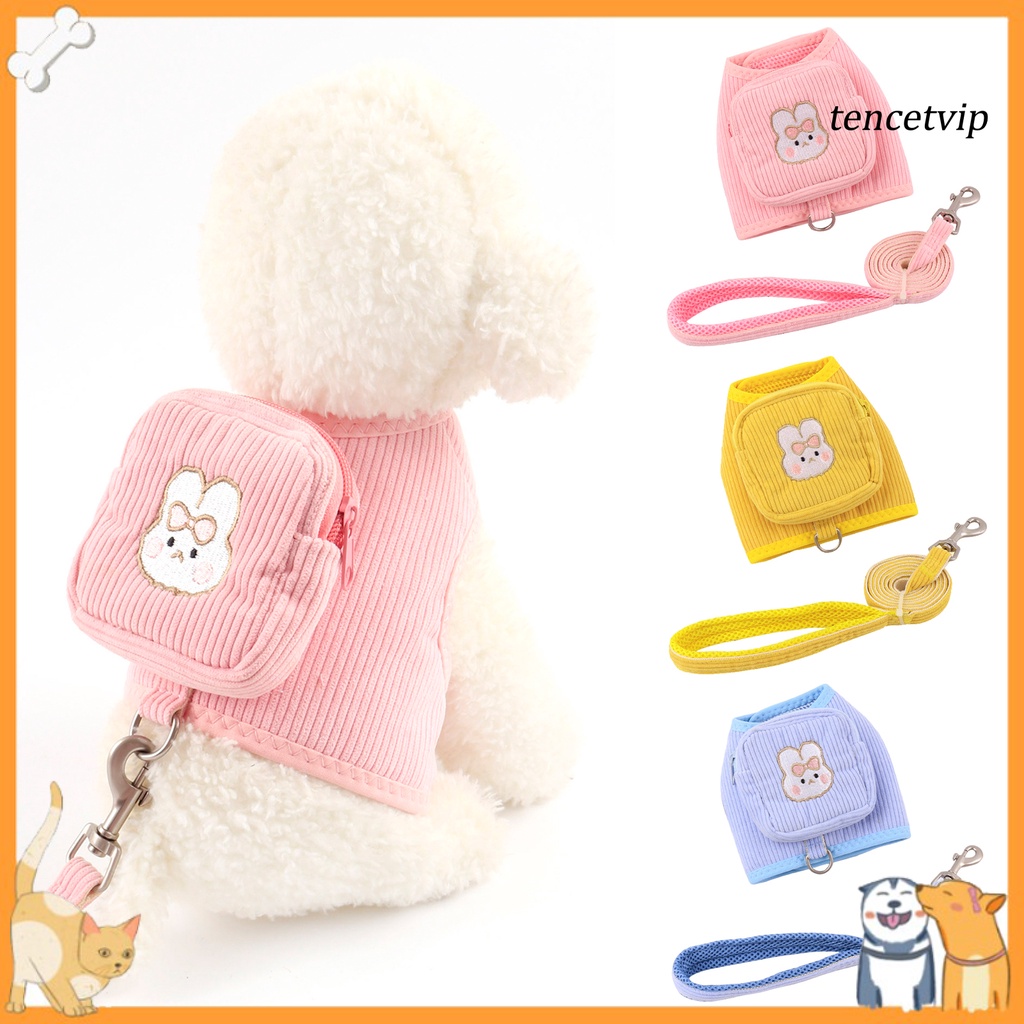 1 Set Túi Đựng Đồ Ăn Vặt/Túi Đựng Nước/Đồ Ăn Vặt Bằng Cotton Giữ Ấm 360 Độ Hình Con Cún