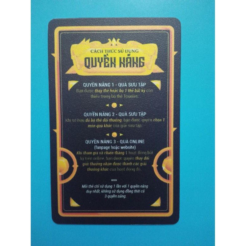 Thẻ quyền năng Toonies