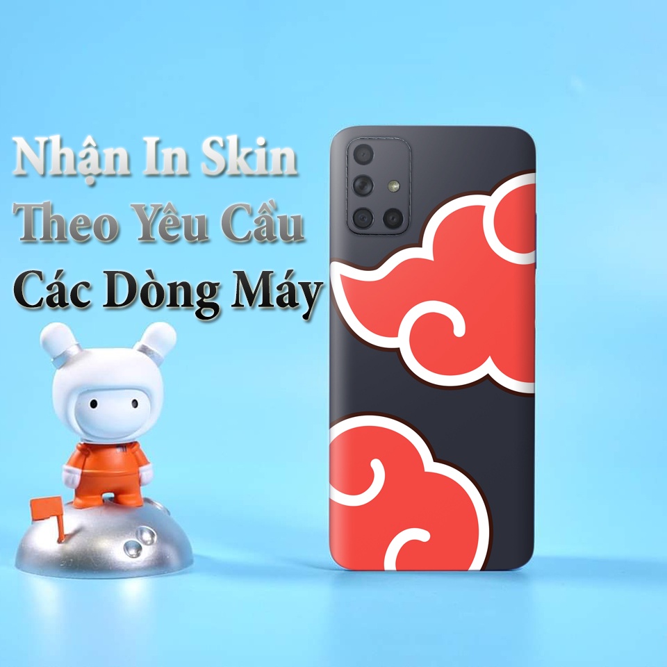 Miếng Dán Skin Điện Thoại In Hình Akatsuki Naruto Cho Iphone 6/ 7/ 8/ X/ XS/ 11/ 11 Pro Max Và Các Dòng Máy Android