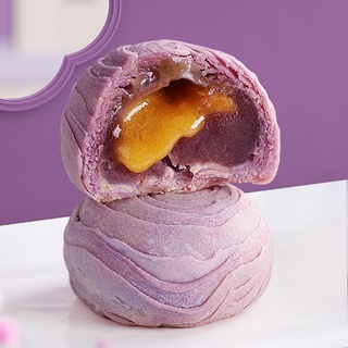 Bánh nướng khoai môn trứng chảy kem chesse