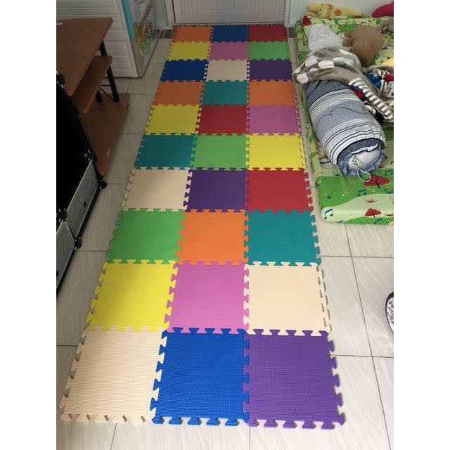 MT - Thảm xốp trơn lót sàn cho bé - 10 miếng gồm 9 màu/ bộ | BigBuy360 - bigbuy360.vn