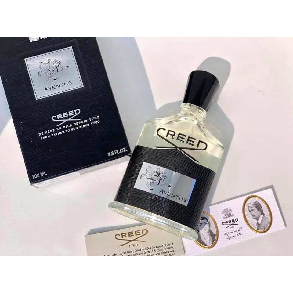 Nước Hoa Tinh Dầu Thơm Nam Creed Aventus Đen EDP 100ml Mạnh Mẽ Cuốn Hút Lưu Hương Lâu