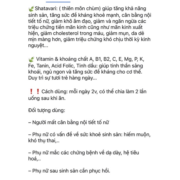 Tinh chất đẹp da S.hatavari Ấn Độ