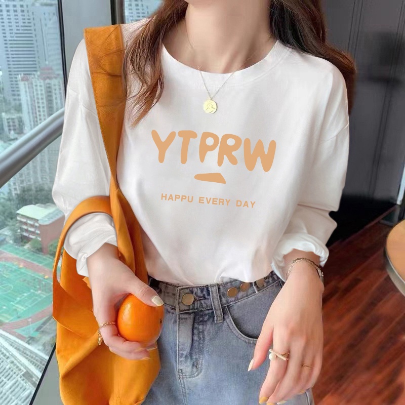 NRVP Áo Thun Nữ Dài Tay Thời Trang Hàn Quốc 2023