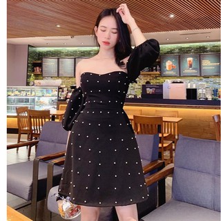 Đầm dự tiệc trễ vai siêu xinh
