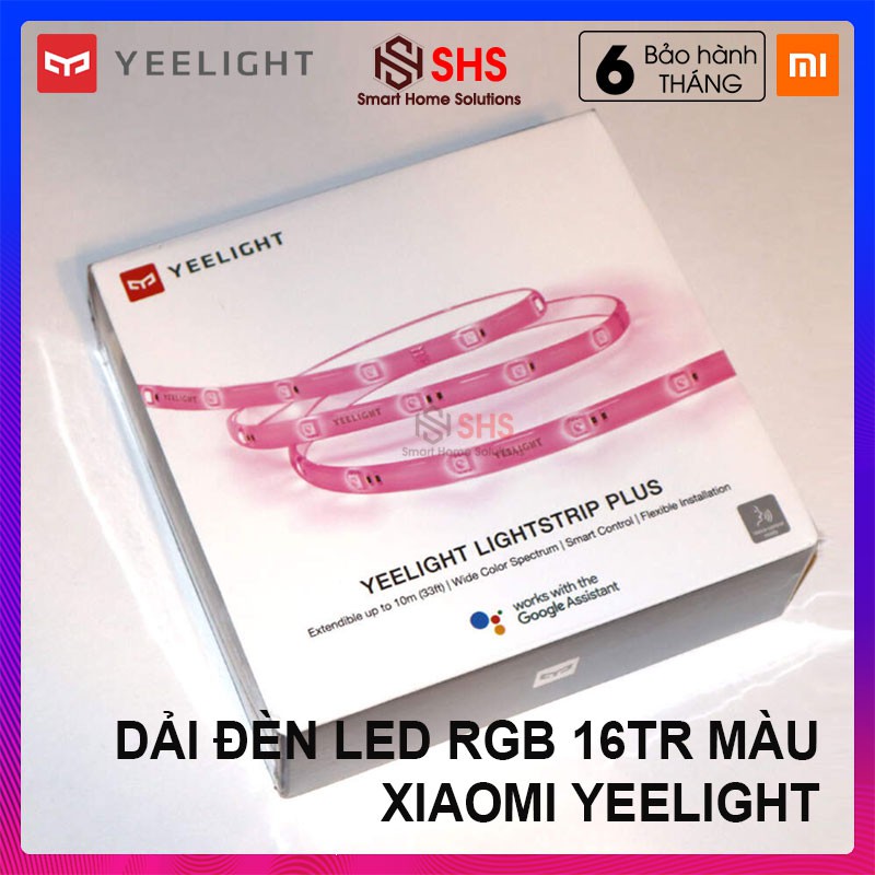 Dải đèn LED dây thông minh RGB 16 triệu màu Xiaomi Yeelight - XIAOMI YEELIGHT LIGHTSTRIP PLUS Full Box 2m