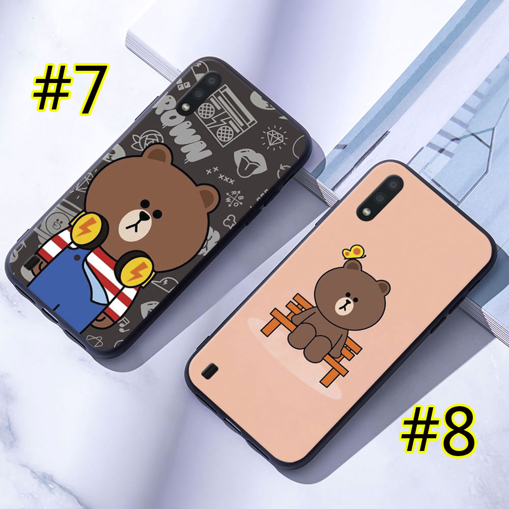 Ốp Điện Thoại Dẻo Họa Tiết Gấu Nâu Cho Samsung Galaxy A01 Core A02 A12 A02 | BigBuy360 - bigbuy360.vn