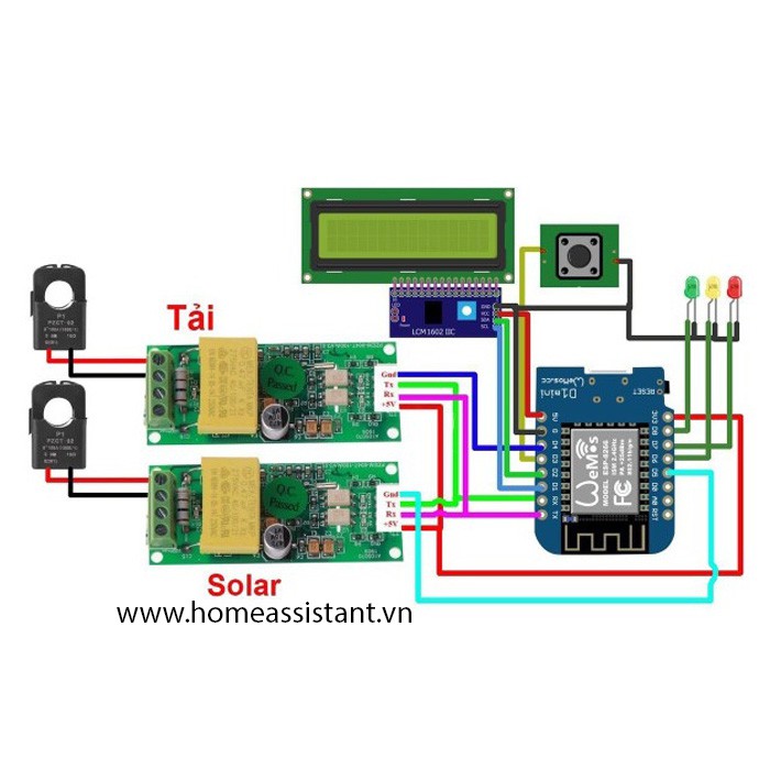 Bo Mạch Wifi ESP8266 NodeMCU D1 Mini Nạp Sẵn Firmware Tasmota  ESPHome Hass