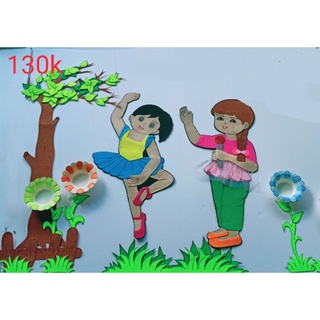 Góc nghệ thuật. Trang trí góc mầm non