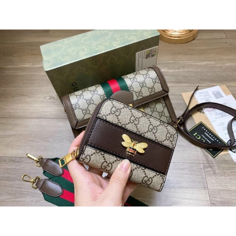 Set túi con ong kèm ví nhỏ