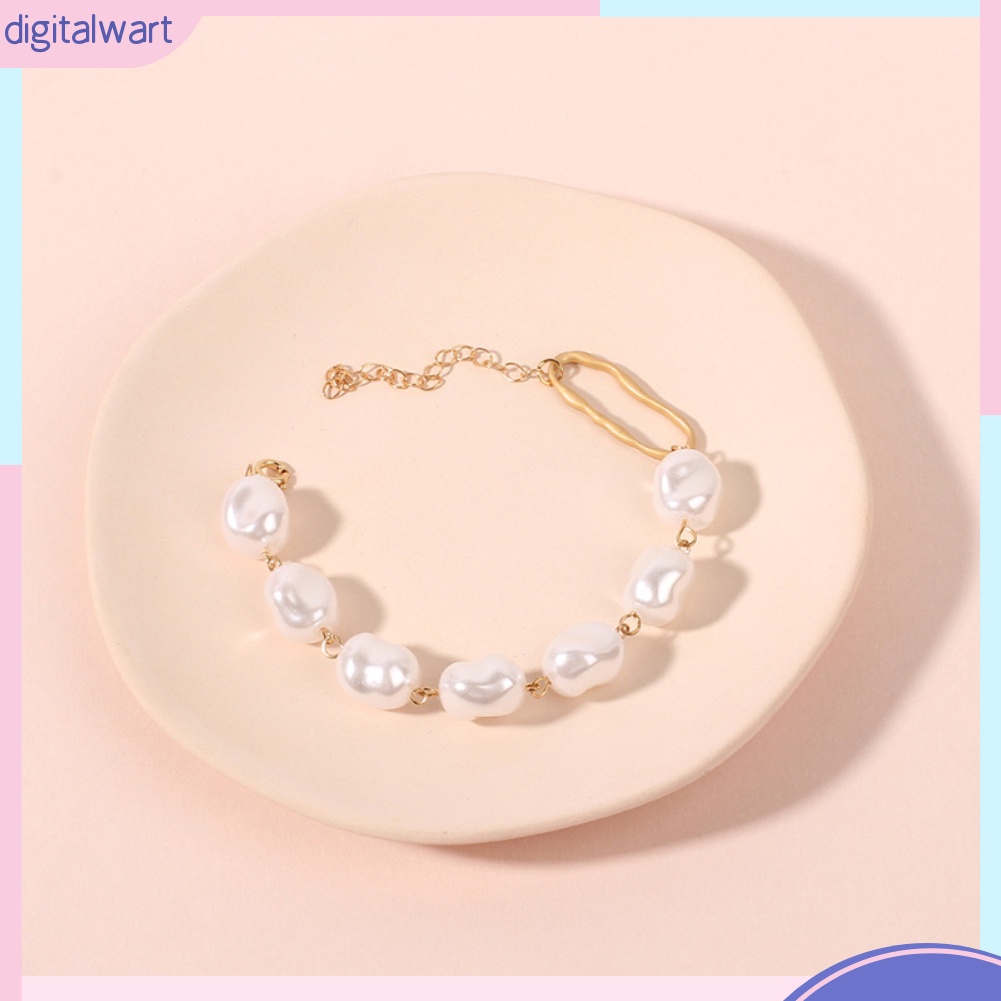 Vòng Tay Đính Hạt Ngọc Trai Giả Thời Trang Nữ Tính