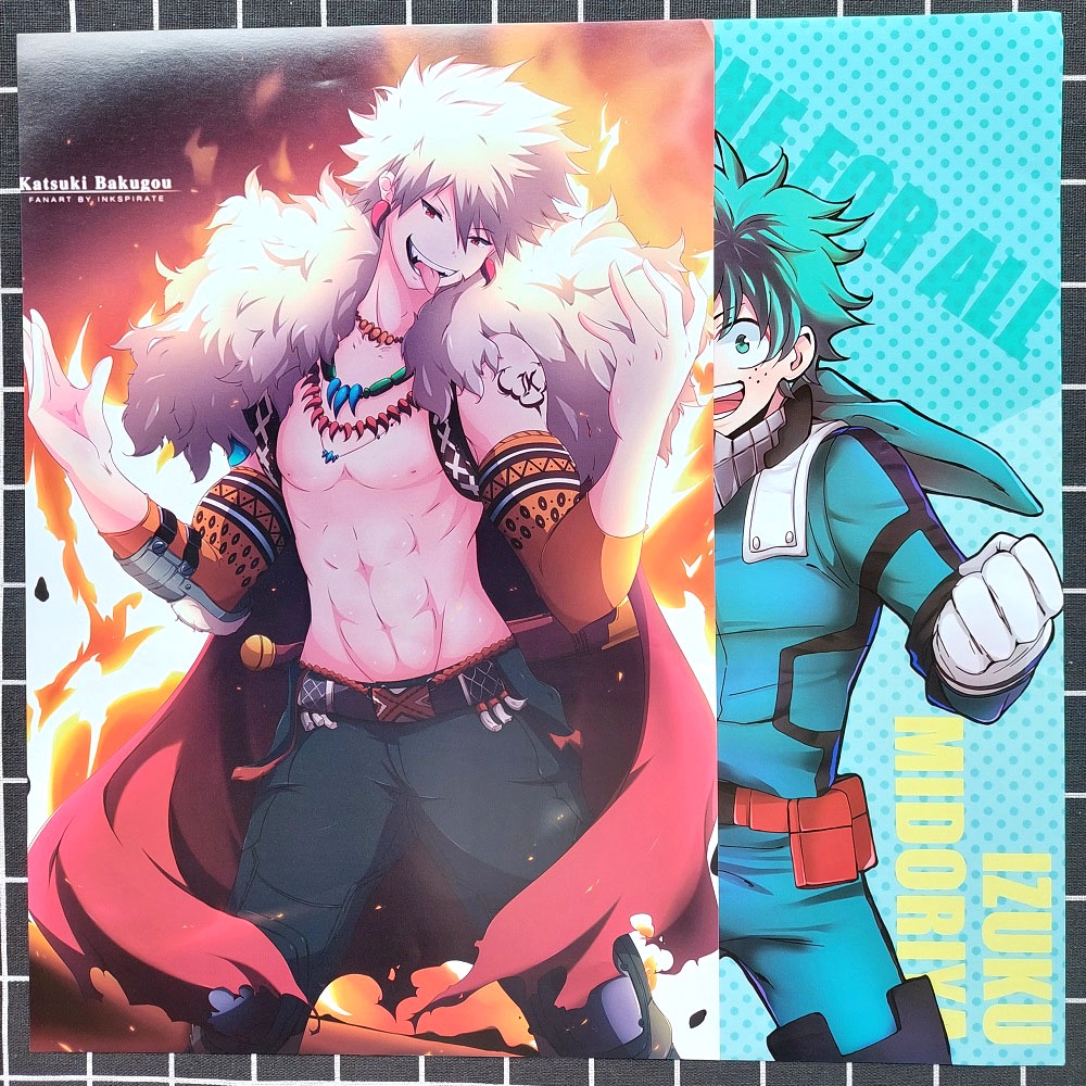 Poster Anime Boku no Hero Academia (8 Tờ)