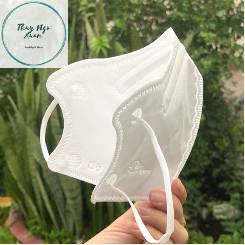 [Form Châu Âu] Khẩu Trang 6D Mask Nam Anh N99+ Platinum 5 Lớp Chống Bụi Mịn PM 2.5, Ngăn Tia UV, Virus (Túi 5 Chiếc)