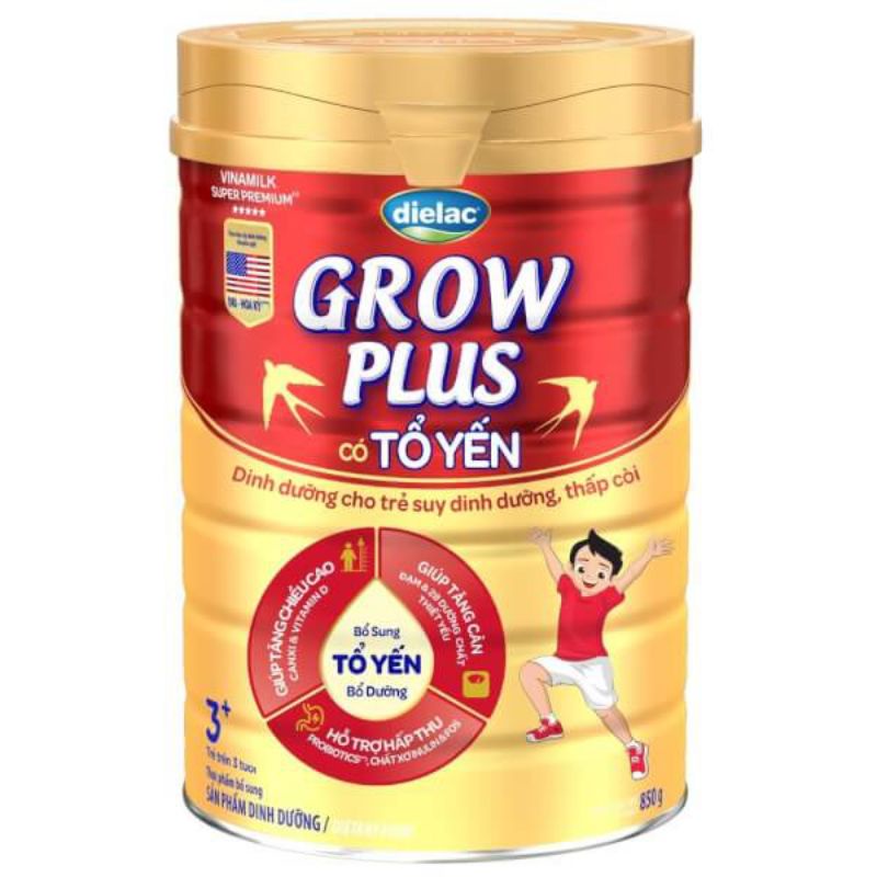 Sữa Grow Plus Tổ Yến 3+ /850g .