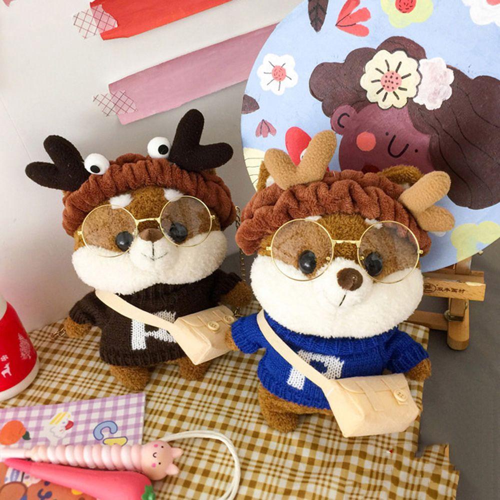 Túi Đeo Vai Hình Chú Chó Shiba Inu Nhồi Bông Dễ Thương Cho Bé Gái