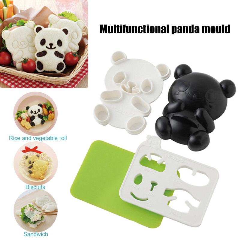 Khuôn làm cơm nắm hình gấu trúc