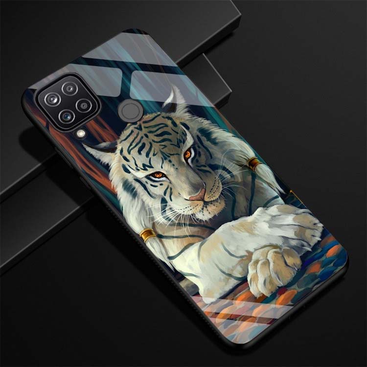 Ốp Lưng Realme C12, C15, C20, C21, C25 Mặt kính cường lực Cao Cấp, Sang Trọng thiết kế Độc Quyền