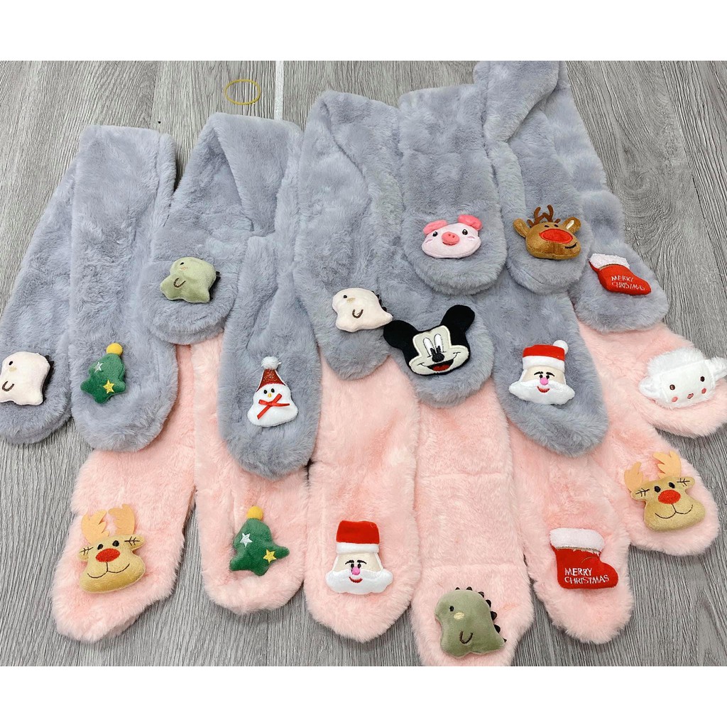 Khăn lông quàng cổ điệu đà cho bé gái