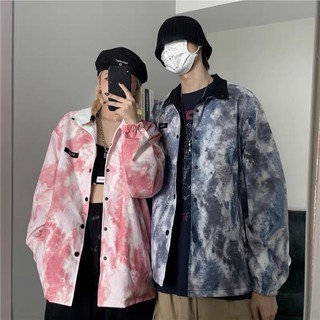 Áo khoác tie-dye mặc được 2 mặt cho cả nam và nữ  [Hàng order] 2