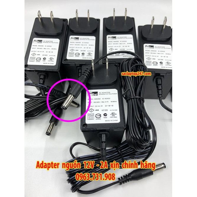 Adapter nguồn 12v 2a chính hãng