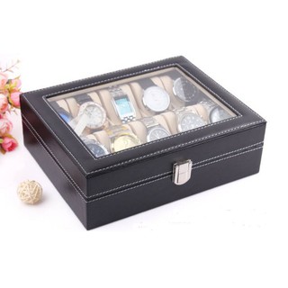 Hộp đựng 10 đồng hồ, bọc da
