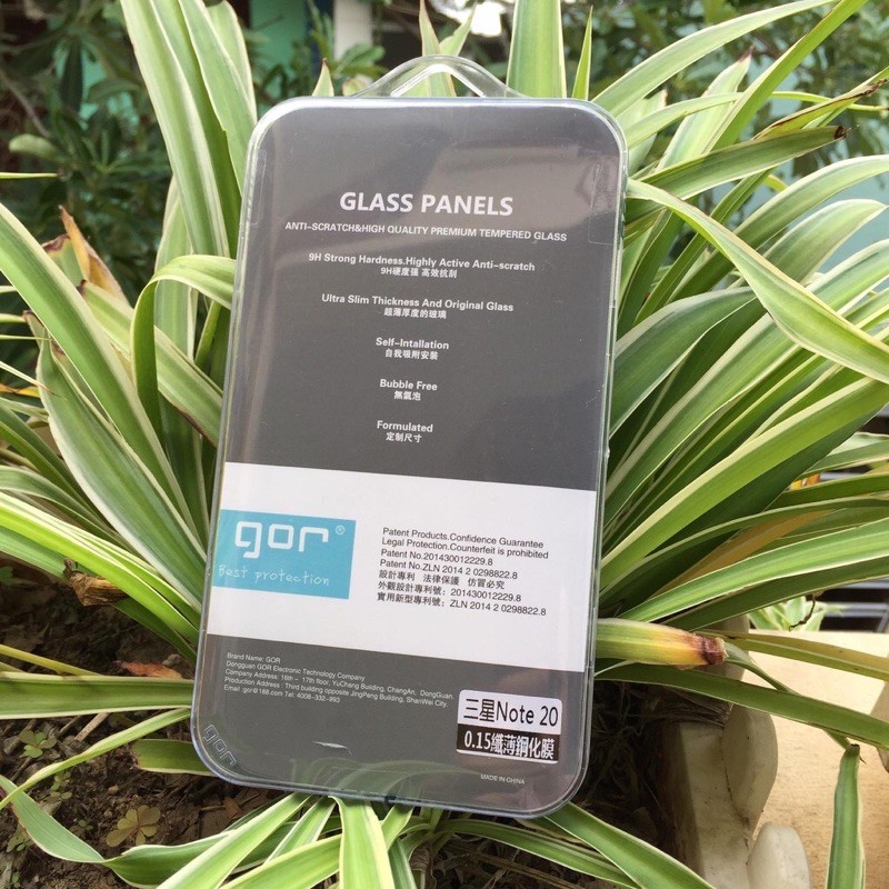 kính cường lực Gor 9H cho samsung Note 20 bát cạnh 2,5D cảm ứng siêu mượt