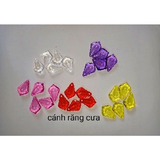 100g Đá răng cưa-nguyên liệu làm hoa đá pha lê