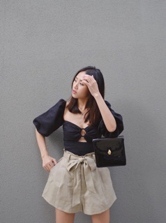 💋Áo Kiểu Voan Phối Khoen ( Có Mút Ngực)