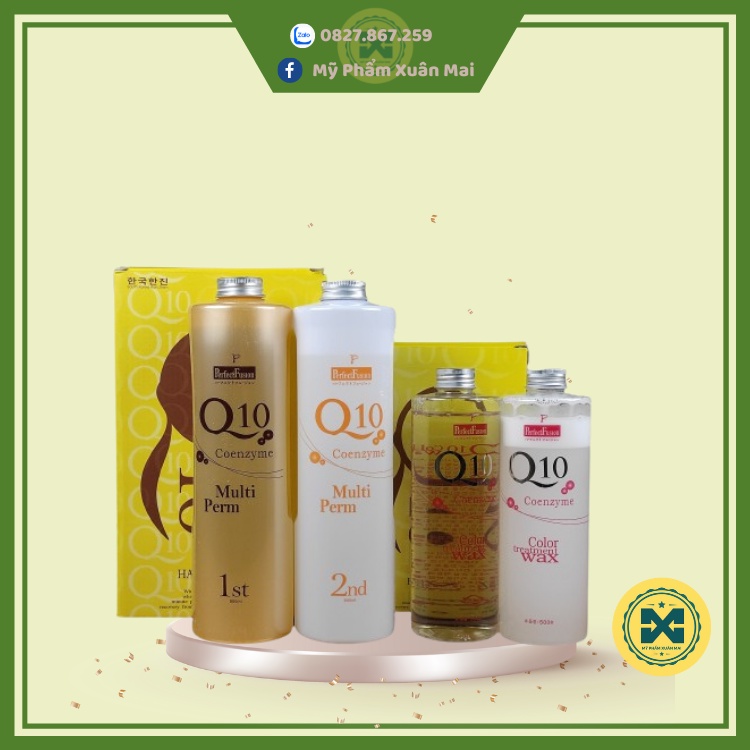 Cặp uốn tóc xoăn lạnh Q10 multi freesize cho salon
