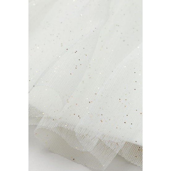 Váy trắng chân tuyn xếp lớp bé gái HM