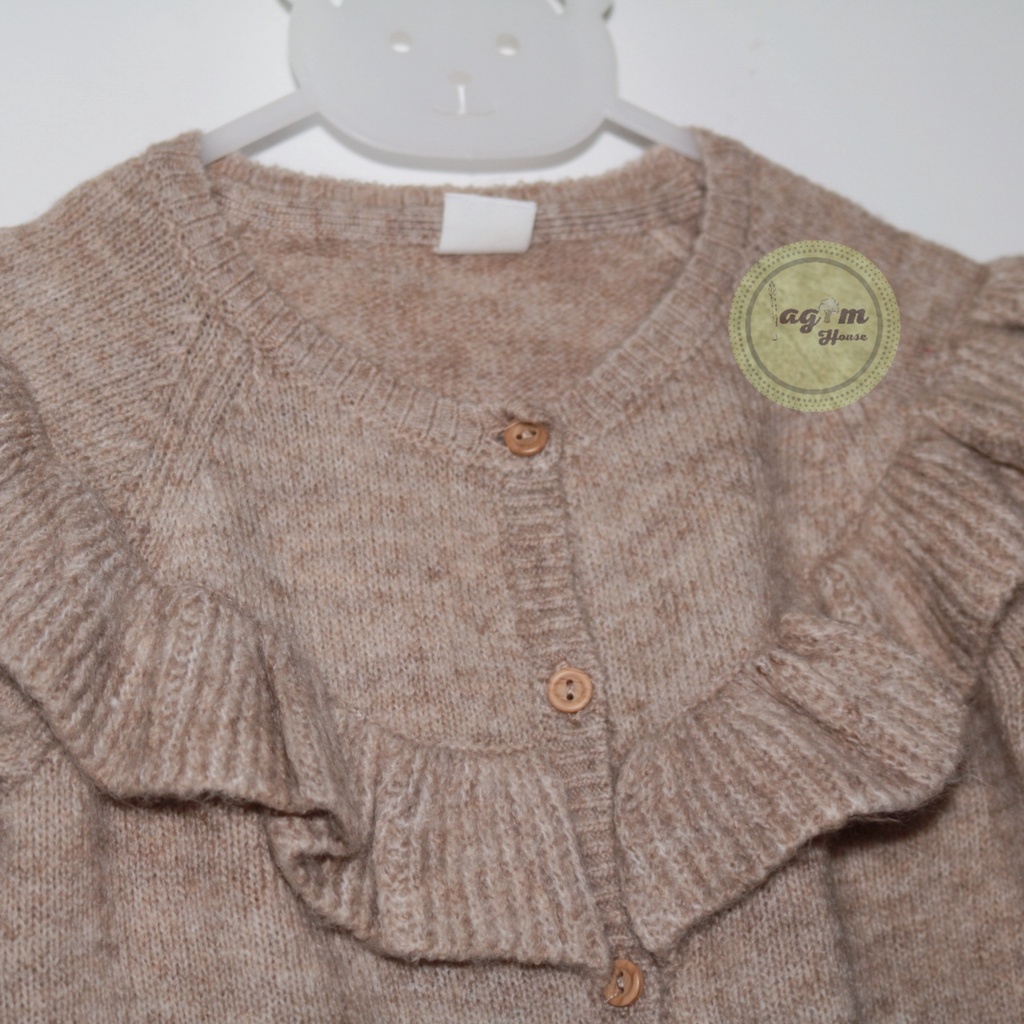 Áo khoác len cardigan HM dư xịn cho bé gái 6-15kg - Lagim House