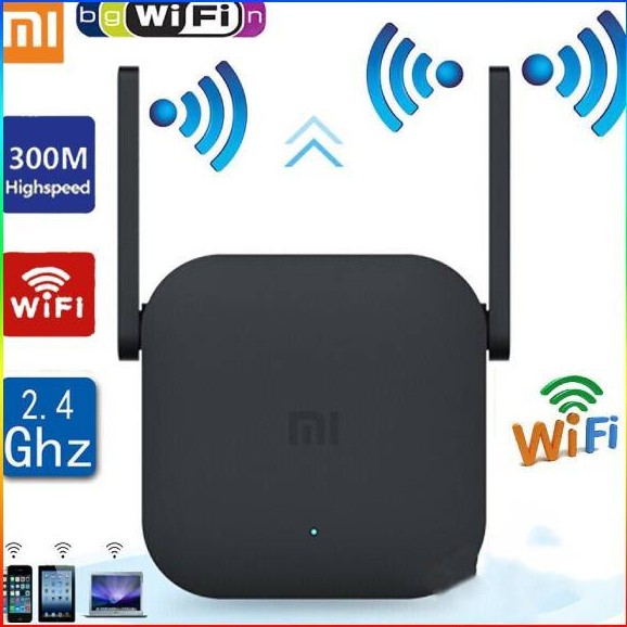 Bộ khuếch đại tín hiệu Wifi Xiaomi Pro 300m chất lượng cao / Bộ tăng cường tín hiệu bộ mở rộng 2.4G / bộ định tuyến mạng / bộ phát treo tường