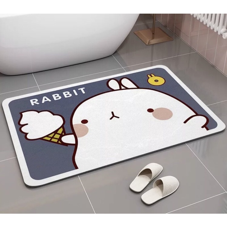 [SIÊU THẤM] Thảm Silicon Siêu Thấm Nước Chống Trượt Lót Sàn Nhà Tắm 40x60cm - Dumi Shop