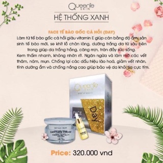 FACE cá hồi QUEENIE SKIN( ban ngày)