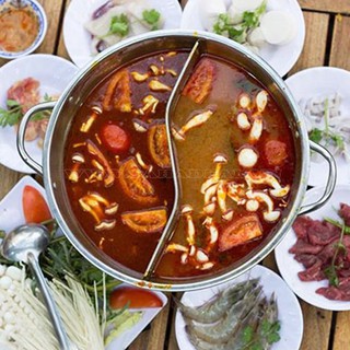 NỒI LẨU INOX 2 NGĂN