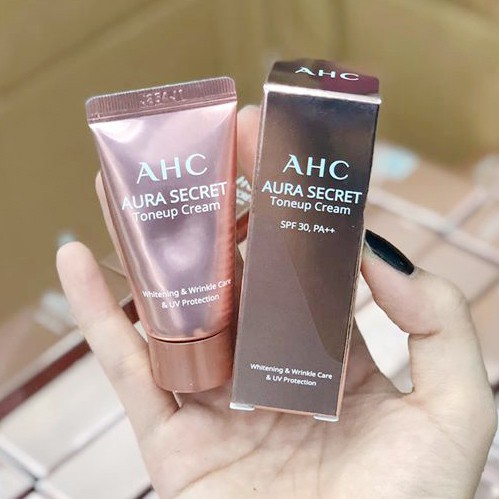 AHC - Kem Dưỡng AHC Trắng Hồng Da Aura Secret Tone Up Cream