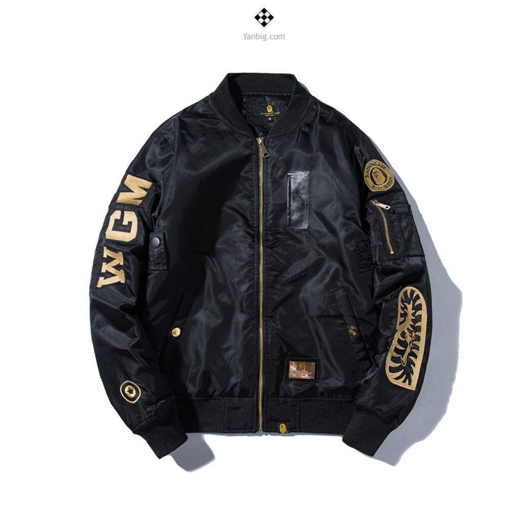Áo Khoác Bomber Bape Shark 01
