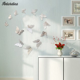 Bộ 12 Con Bướm 3d Dán Tường