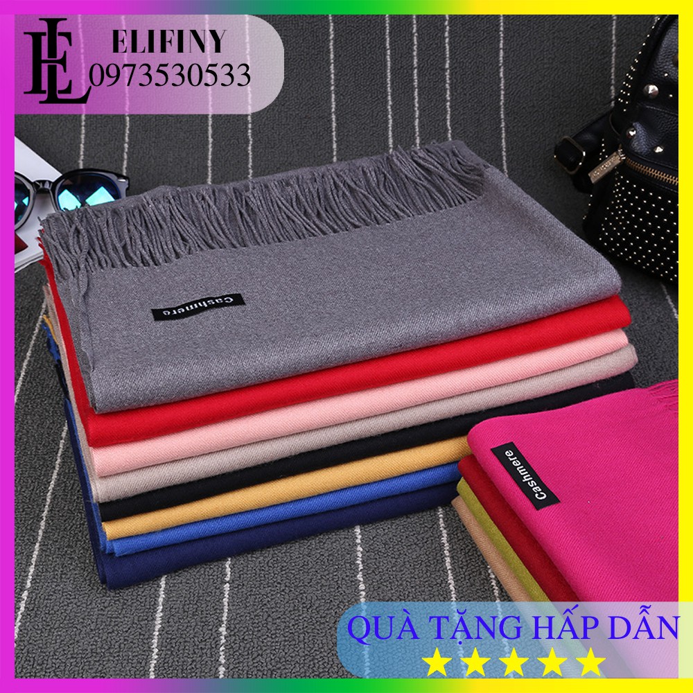 Khăn Quàng Cổ Nam Nữ Cashmere Len Dệt Kim ⚡FREESHIP⚡ Thời Trang Cao Cấp Mềm Mịn Chất Đẹp