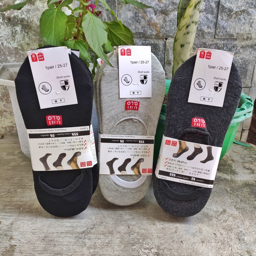 Tất lười Uni nam HUTA H011 kháng khuẩn, khử mùi, thoáng khí