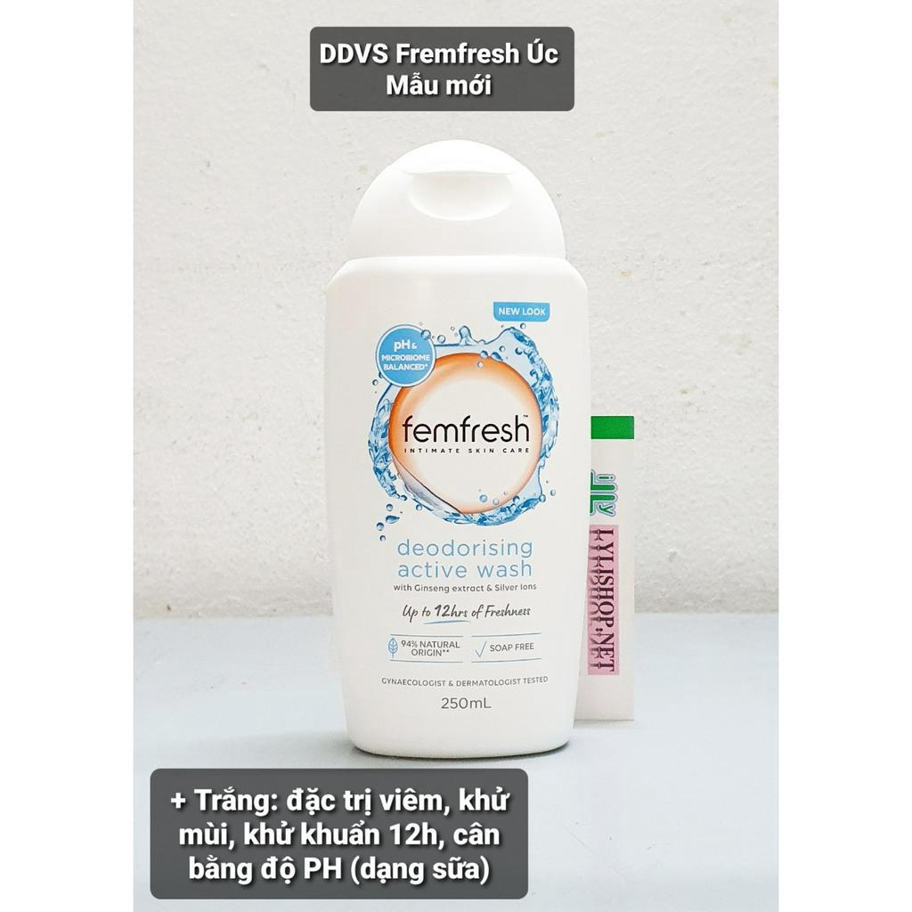 Dung Dịch Vệ Sinh Phụ Nữ Femfresh Sạch Thơm Suốt Ngày Dài chai 250ml từ úc - tác dụng 12 tiếng