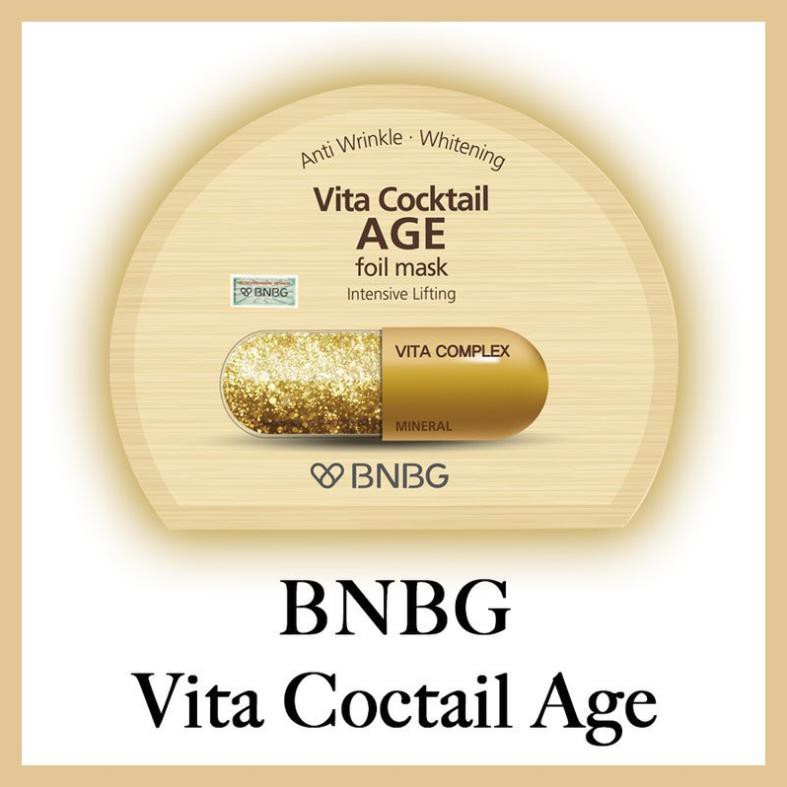 Mặt Nạ Trắng Da BNBG Vita Cocktail Brightening Foil Mask