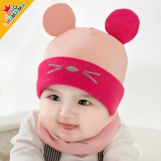 Mũ Len Tai Thỏ Cho Bé