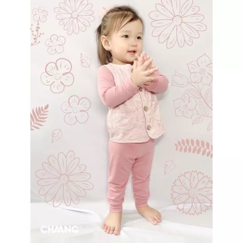 Áo gile Jungle cài thẳng hoạ tiết xinh cho bé trai bé gái