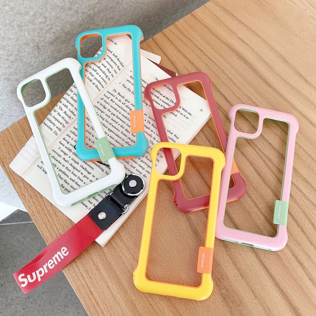 Ốp Điện Thoại Màu Tương Phản Phong Cách Hàn Quốc Cho iPhone13 12 11 13Pro Xs max XR 7 / 8plus SE2020
