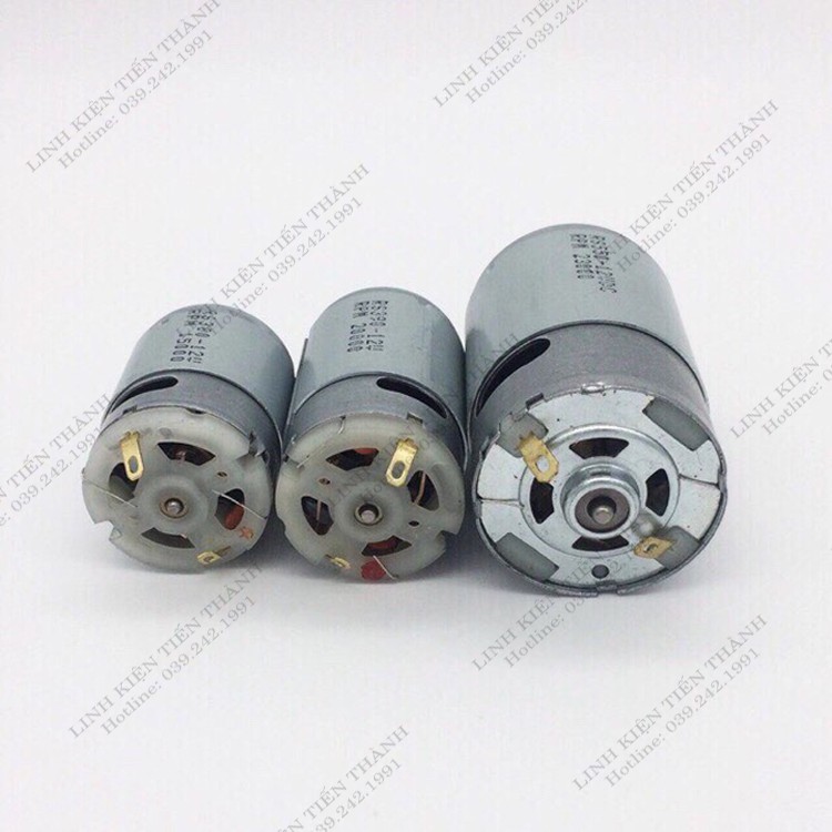 Motor Rs550 -12v.15.000 Vòng Có Quạt Gió Tản Nhiệt