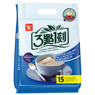 Trà sữa Đài Loan túi lọc 3:15PM vị bá tước Earl Grey túi 15 gói (20g/gói)