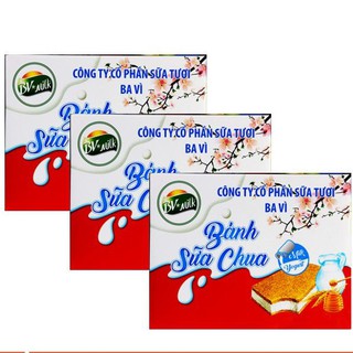 Combo 3 hộp Bánh Sữa Chua BVMILK Ba Vì 250g