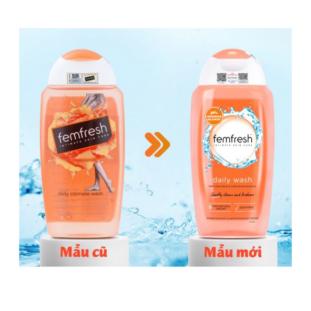 Dung dịch vệ sinh phụ nữ Femfresh Daily Intimate Wash 250ml