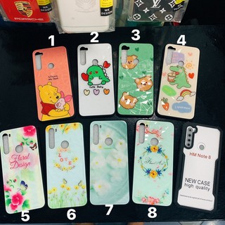 Ốp lưng Redmi note 8 viền dẻo 4 gốc chống sốc viền đen lưng cứng